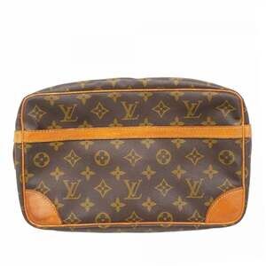 LOUIS VUITTON Authentic Brown Monogram Clutch Bag